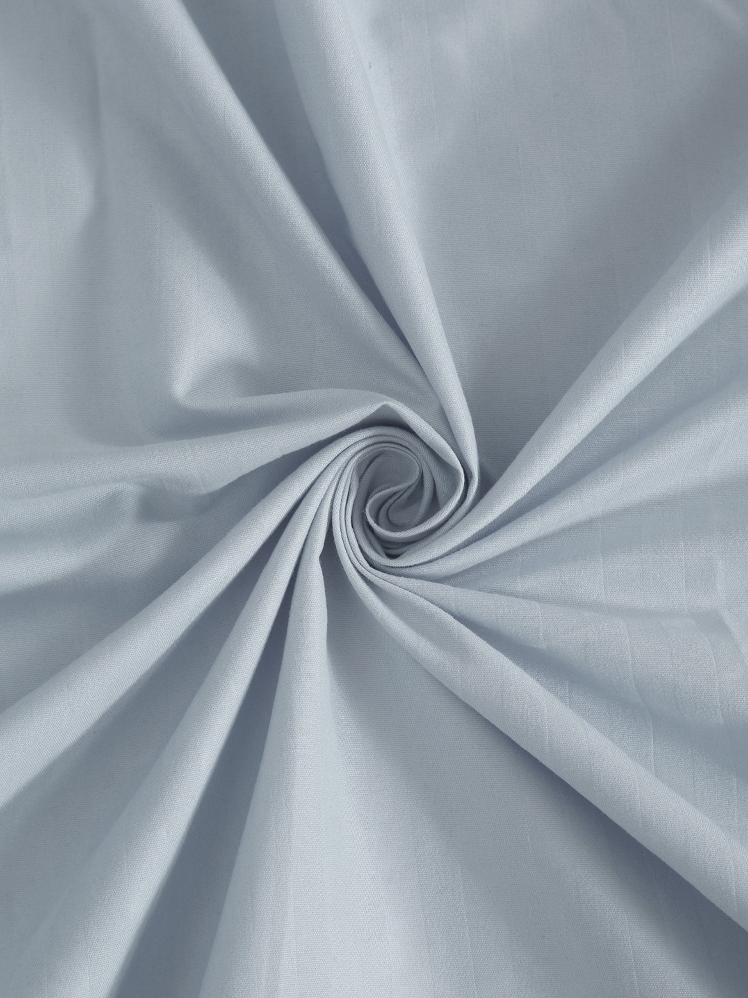 Klotthe Solid Grey 210 TC Cotton Blend Single Bedsheet with 1 Pillow Cover