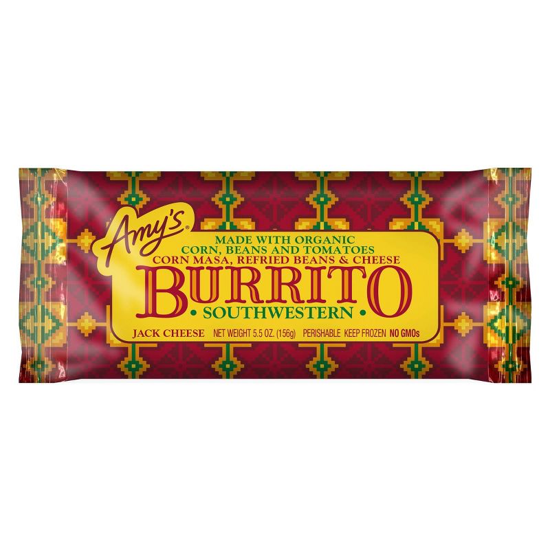 Amy's Frozen Southwestern Burrito - 5.5oz