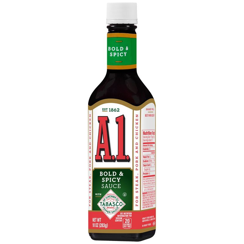 A.1. Bold & Spicy Steak Sauce with Tabasco Sauce - 10oz