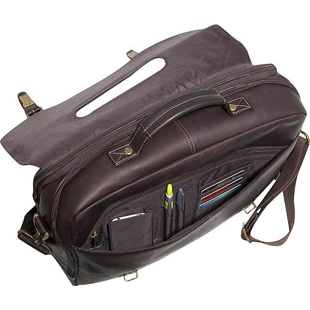 Samsonite Columbian Leather Flapover Laptop Case