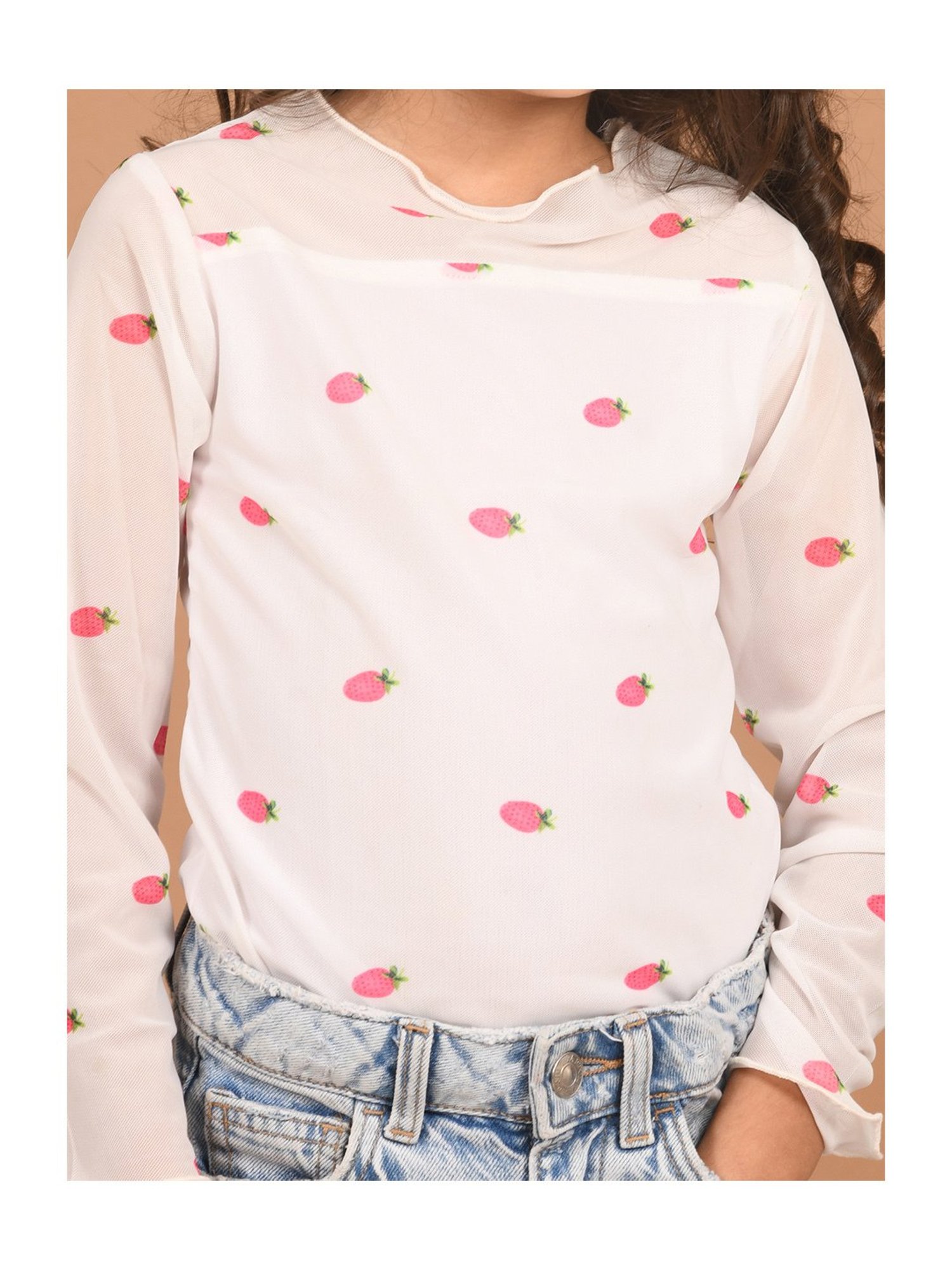 KIDS ONLY Anthracite Black Cotton Printed T-Shirt