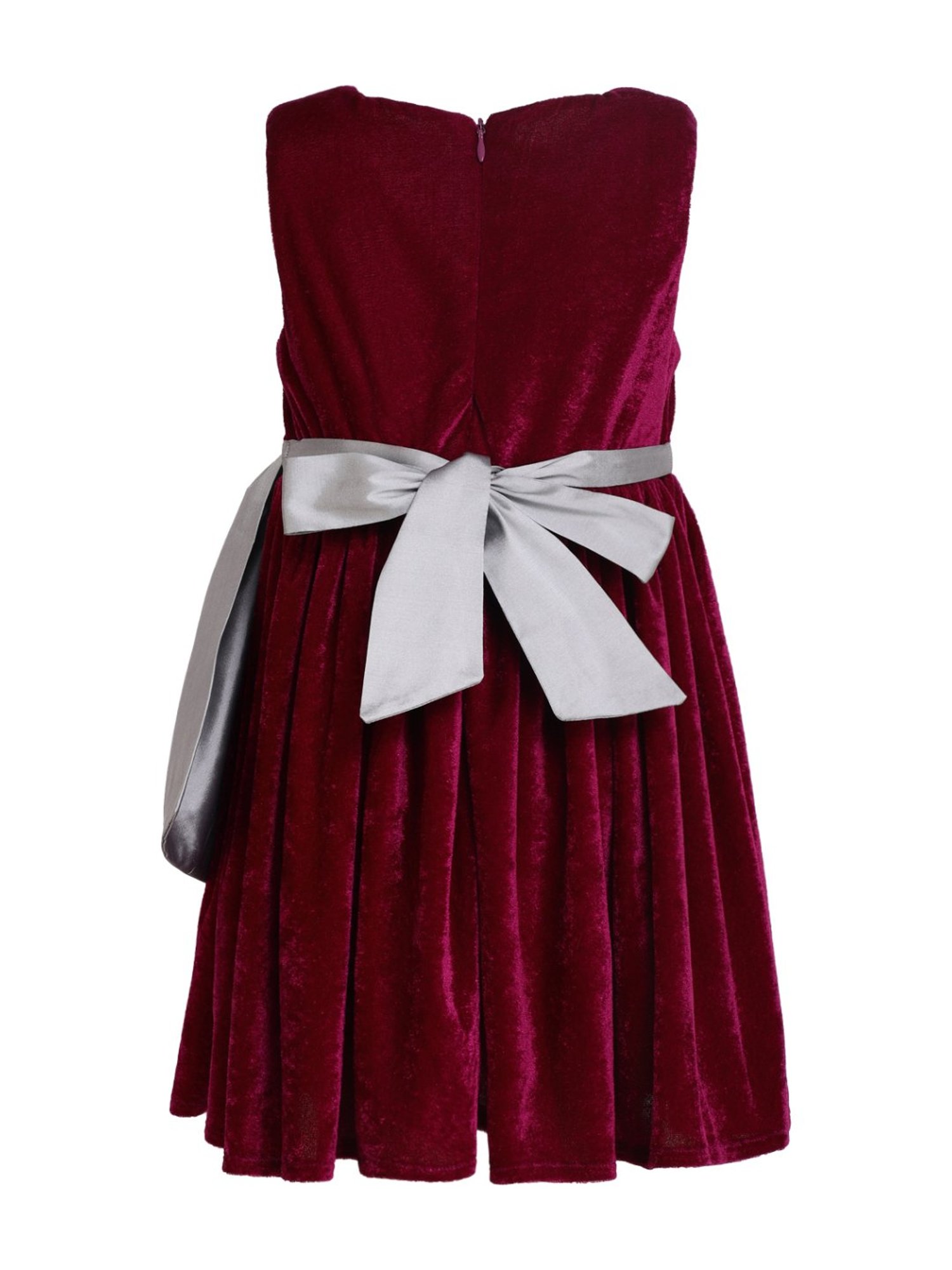 A Little Fable Kids Purple Party Dress