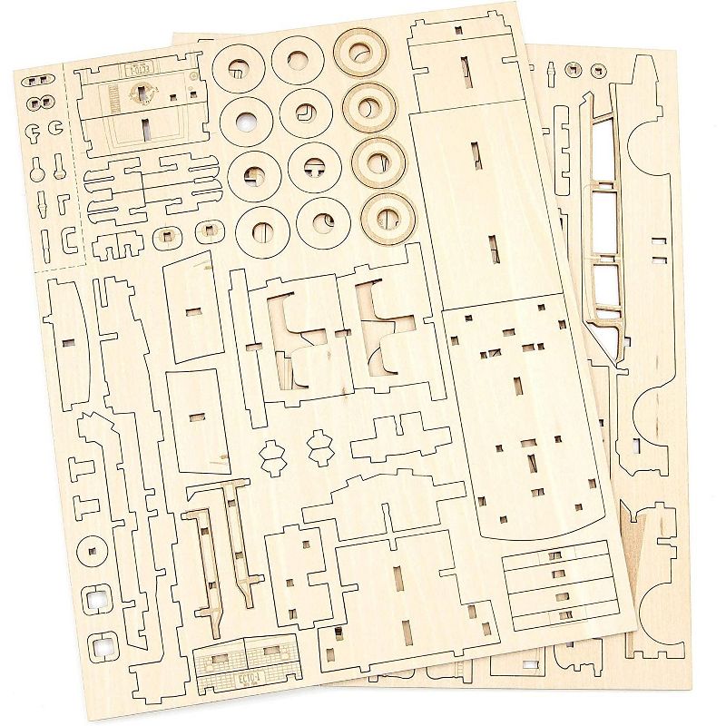 Incredibuilds Ghostbusters Ectomobile Book & Wood Model Kit