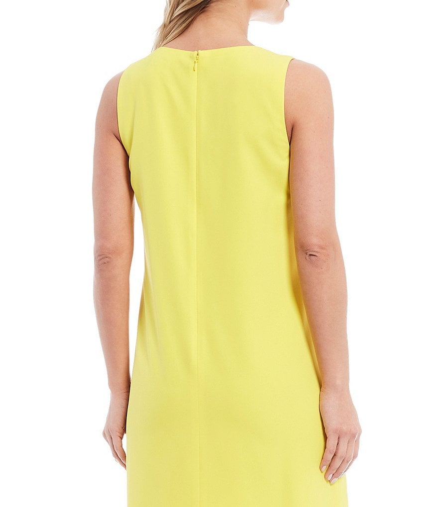 Preston & York Brenda Sleeveless Stretch Crepe Shift Dress