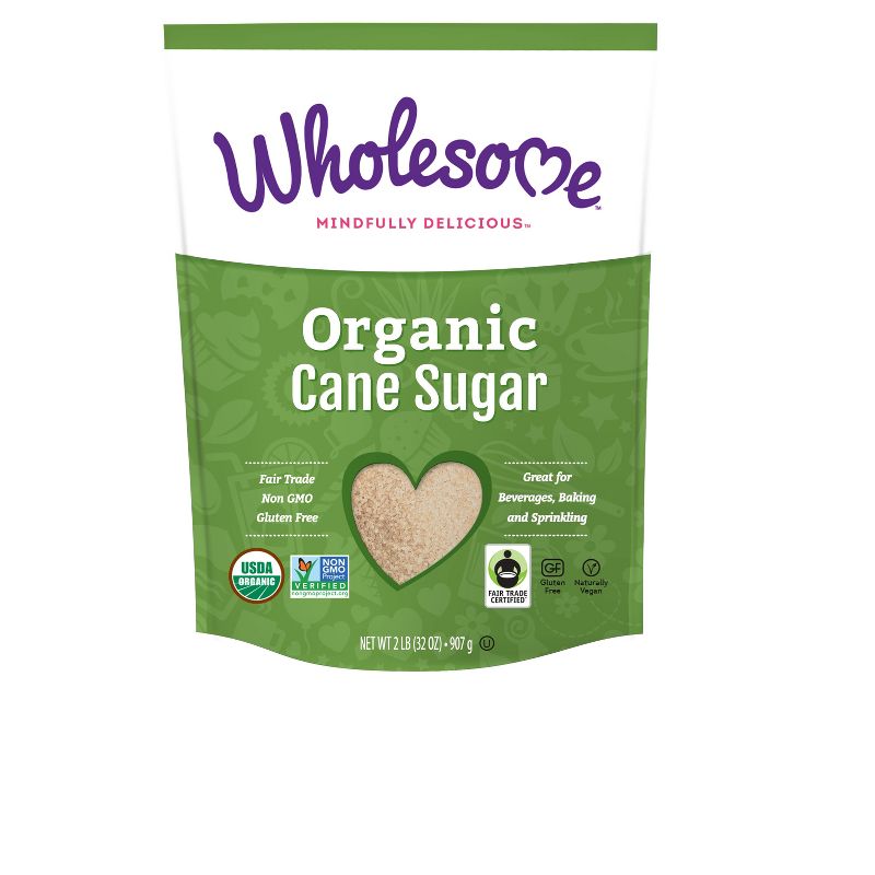 Wholesome Organic Cane Sugar - 2lb