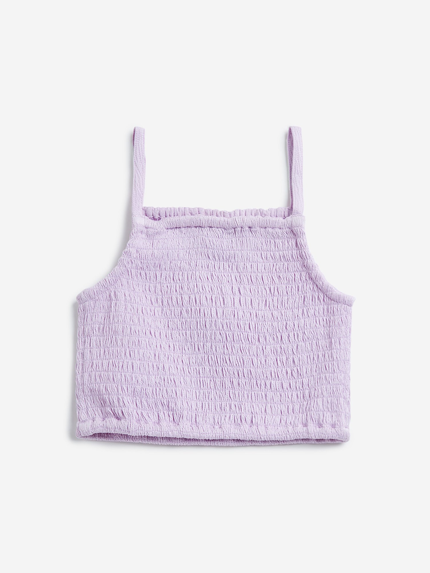 HOP Kids by Westside Lilac Smocked Top