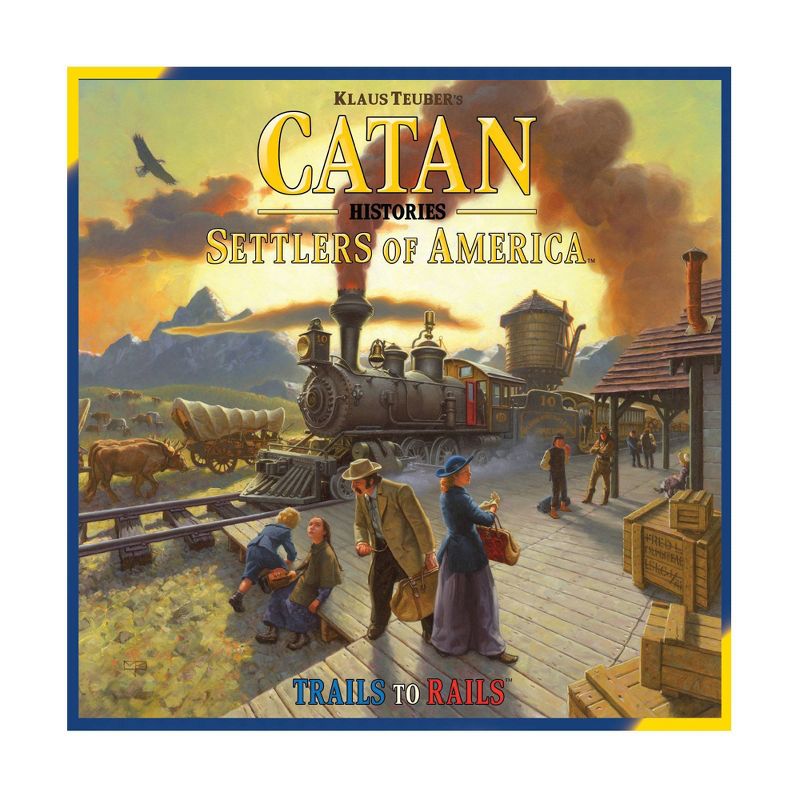 Mayfair Games Catan Histories Settlers of America Trails to Rails Board Game