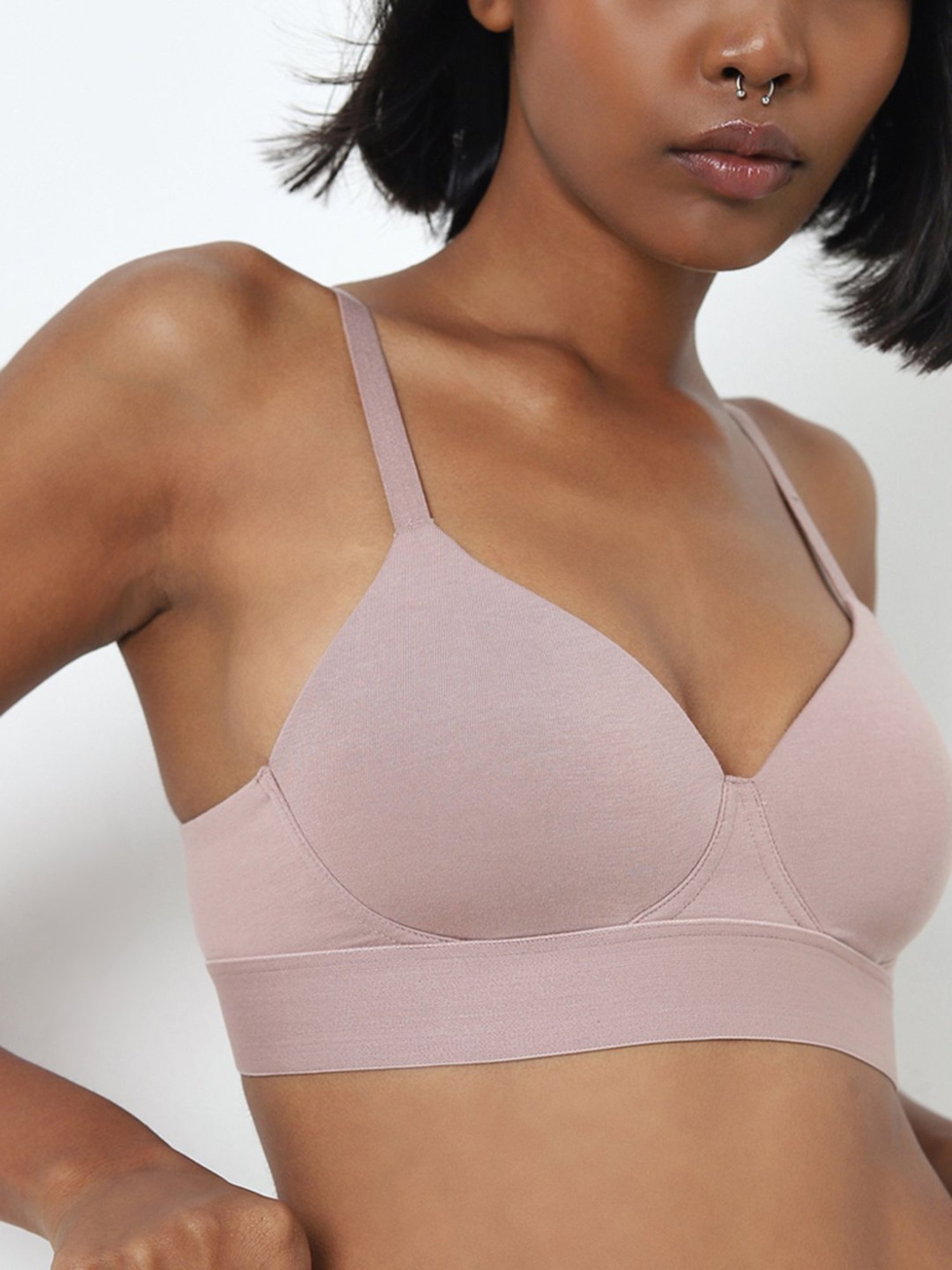 Superstar by Westside Mauve Cotton Bra