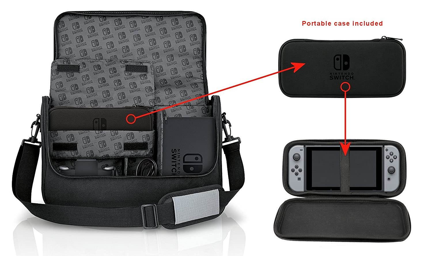PowerA Everywhere Messenger Bag for Nintendo Switch - Super Mario Bros. - Nintendo Switch
