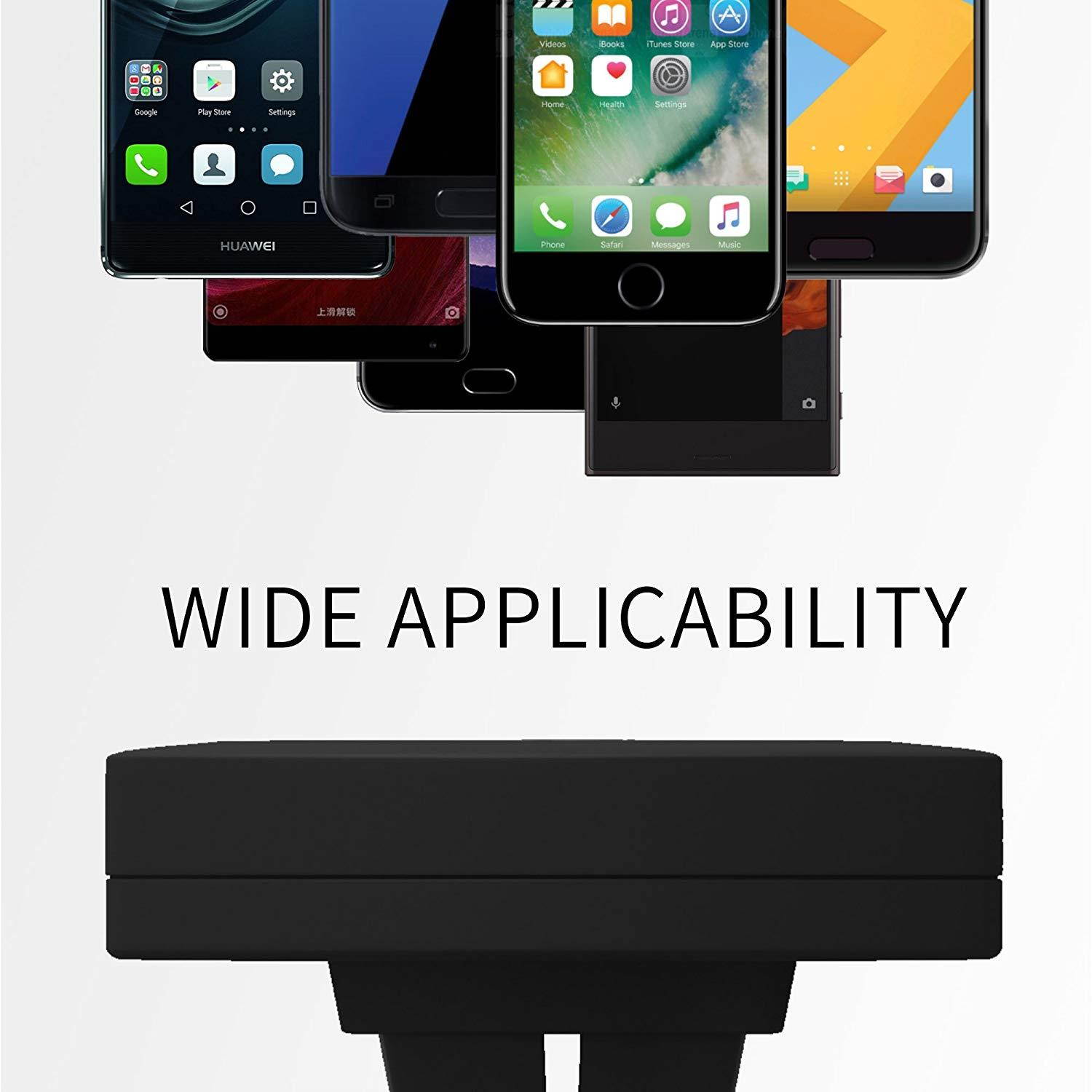 Car Mount Holder, FutureQ Universal Magnetic Air Vent Mount Car Phone Holder for Smart Phone iPhone 7 Plus 6S 6 SE 5S 5C 5, S5 Samsung Galaxy S8 S7 S6 Edge, Note 5 4 2, Black