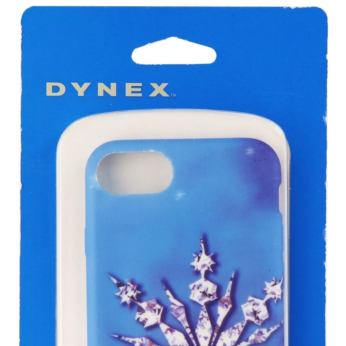 Dynex Slim Case Protective Case Cover for Apple iPhone 6s 6 - Blue Snow Flake