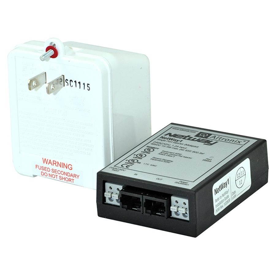 ALTRONIX NETWAY1P PoE Midspan Injector W/XFMR, Single Port