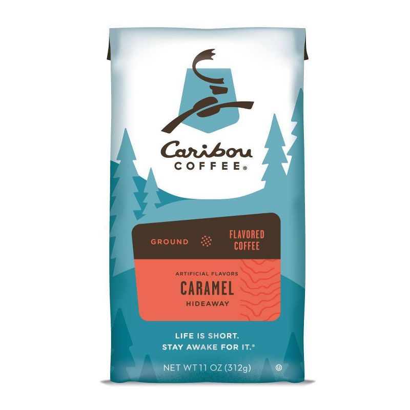 Caribou Caramel Hideaway Medium Roast Ground Coffee - 11oz