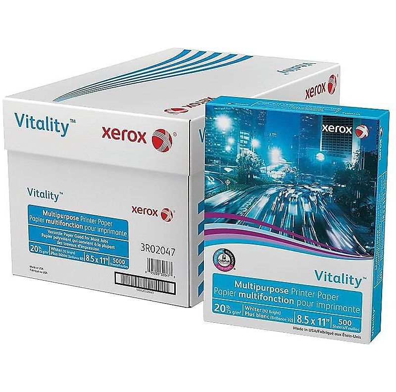 Xerox Vitality 8.5" x 11" Multipurpose Paper 20 lbs 92 Brightness 234062