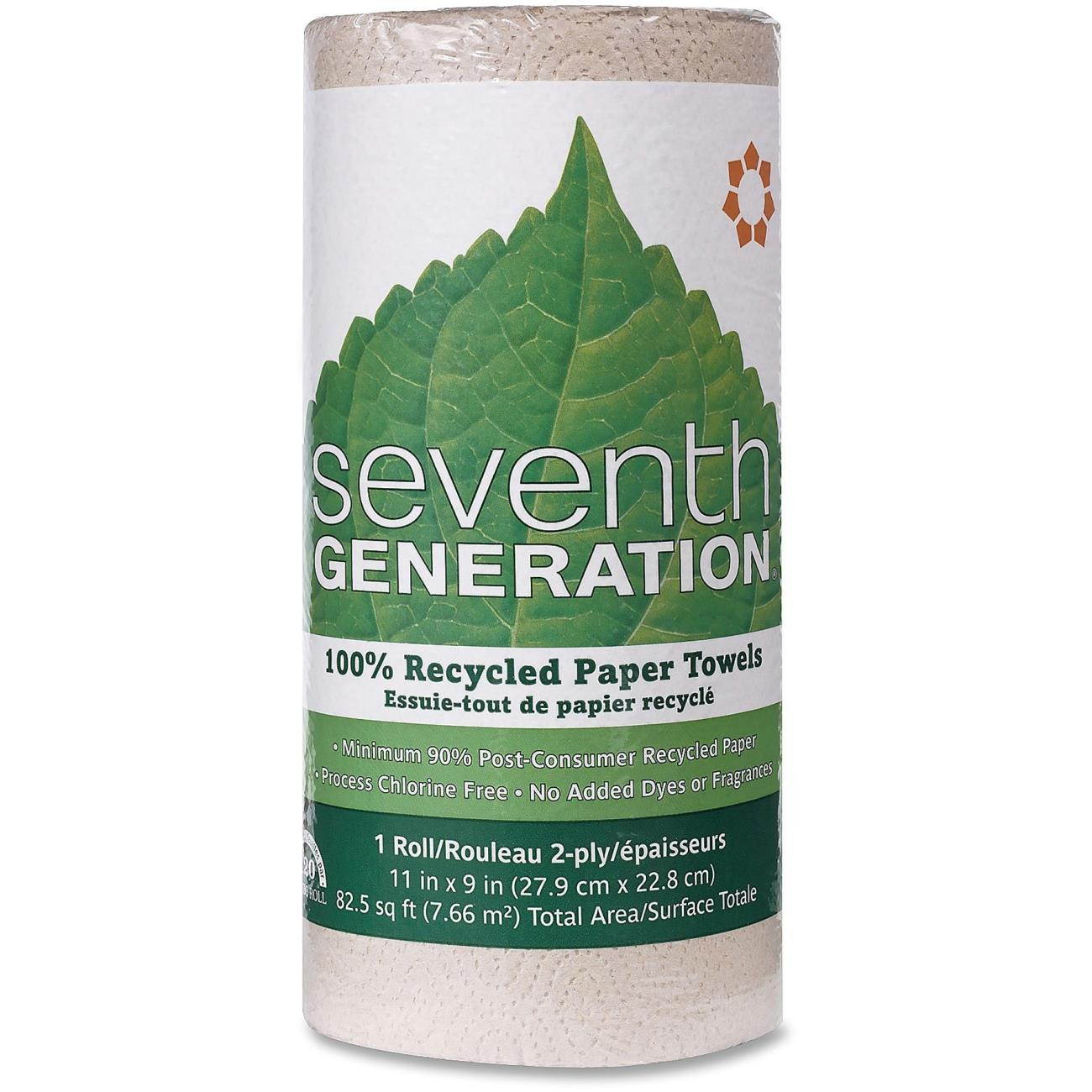 Seventh Generation 100% Recycled Paper Towels - Unbleached