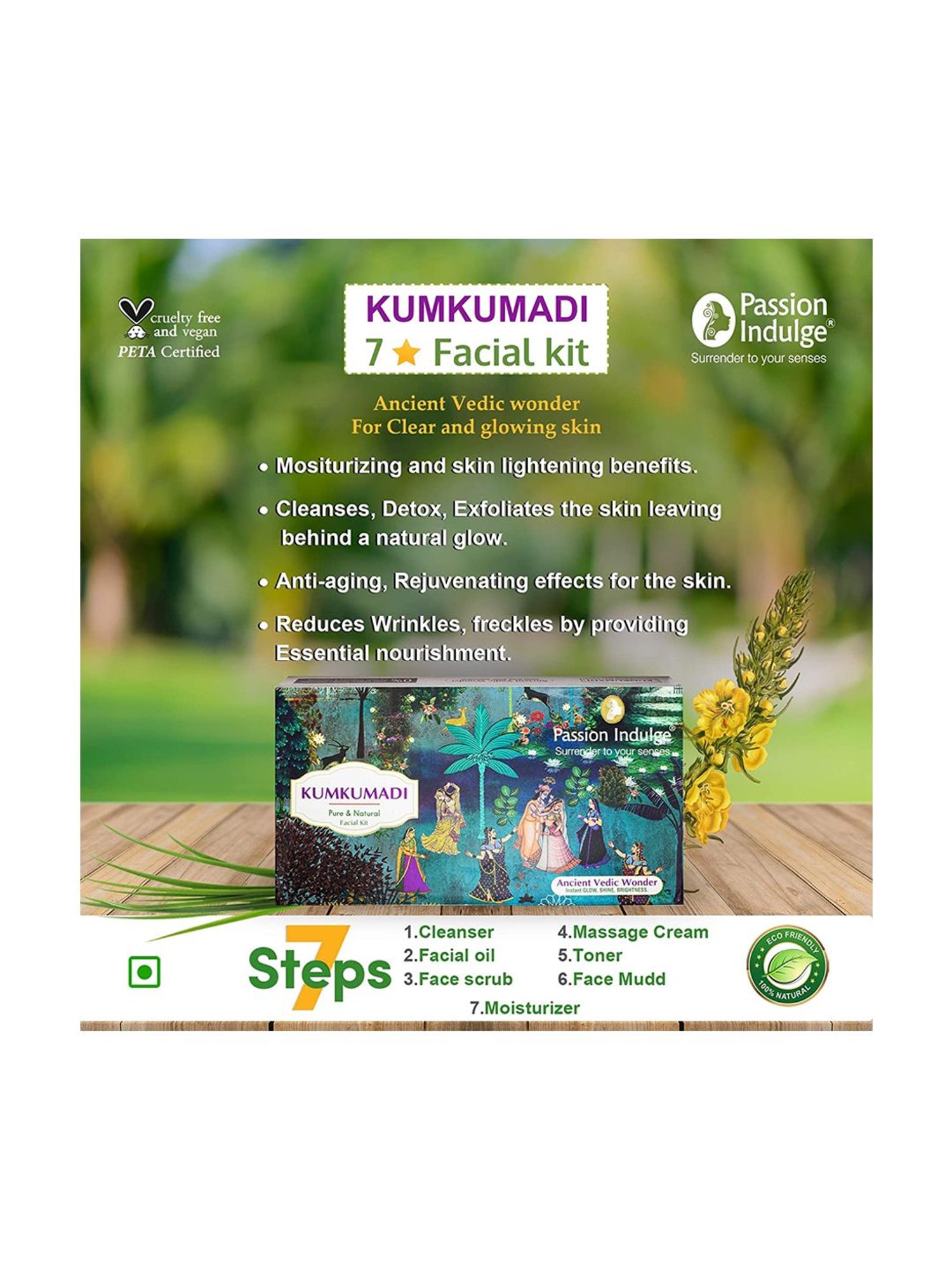 Passion Indulge Kumkumadi Pure and Natural Facial Kit