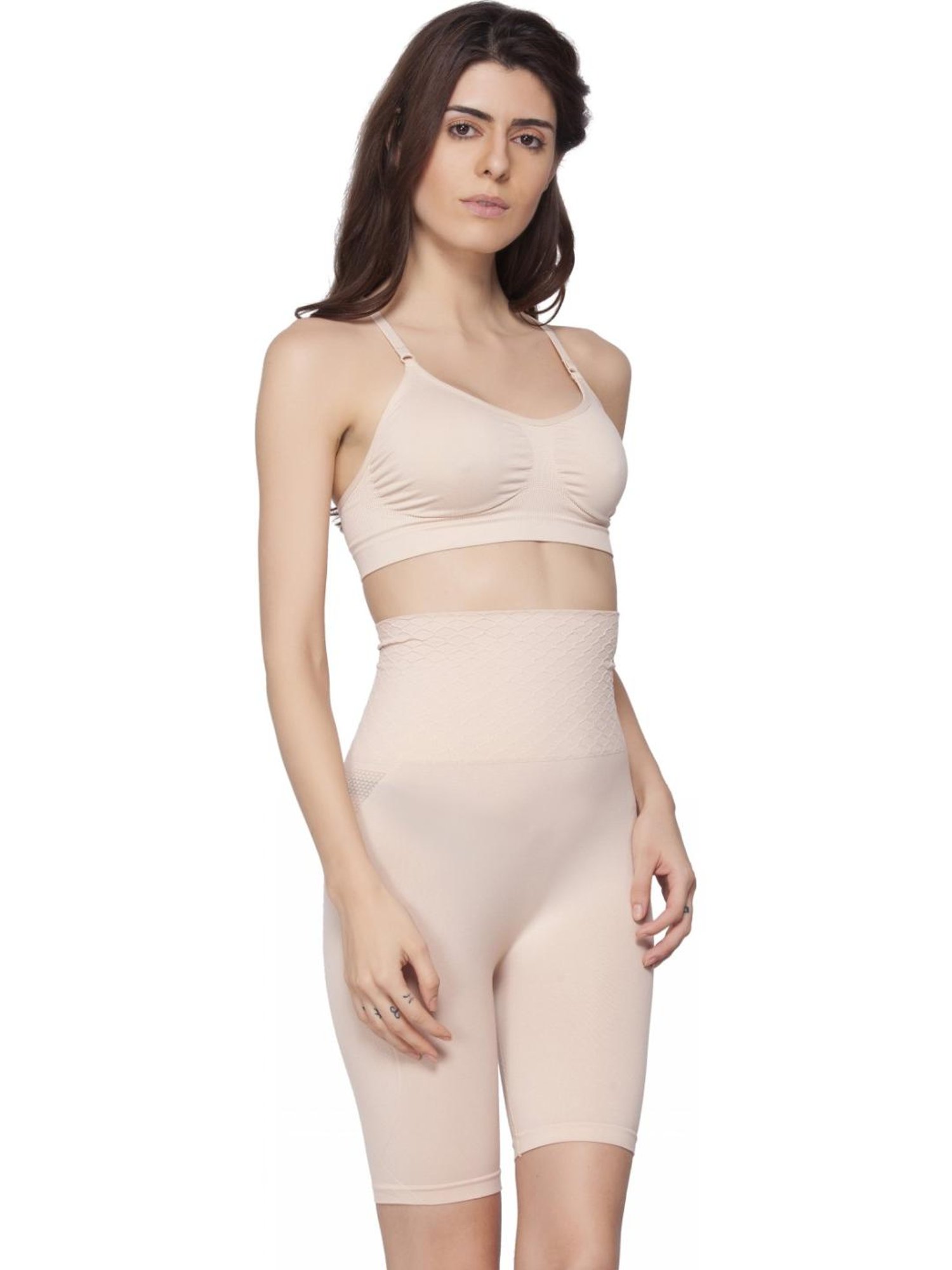 C9 Beige Full Coverage  Thigh Shapewear