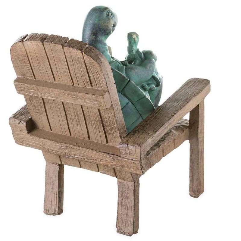 Reading Turtle Garden Statue