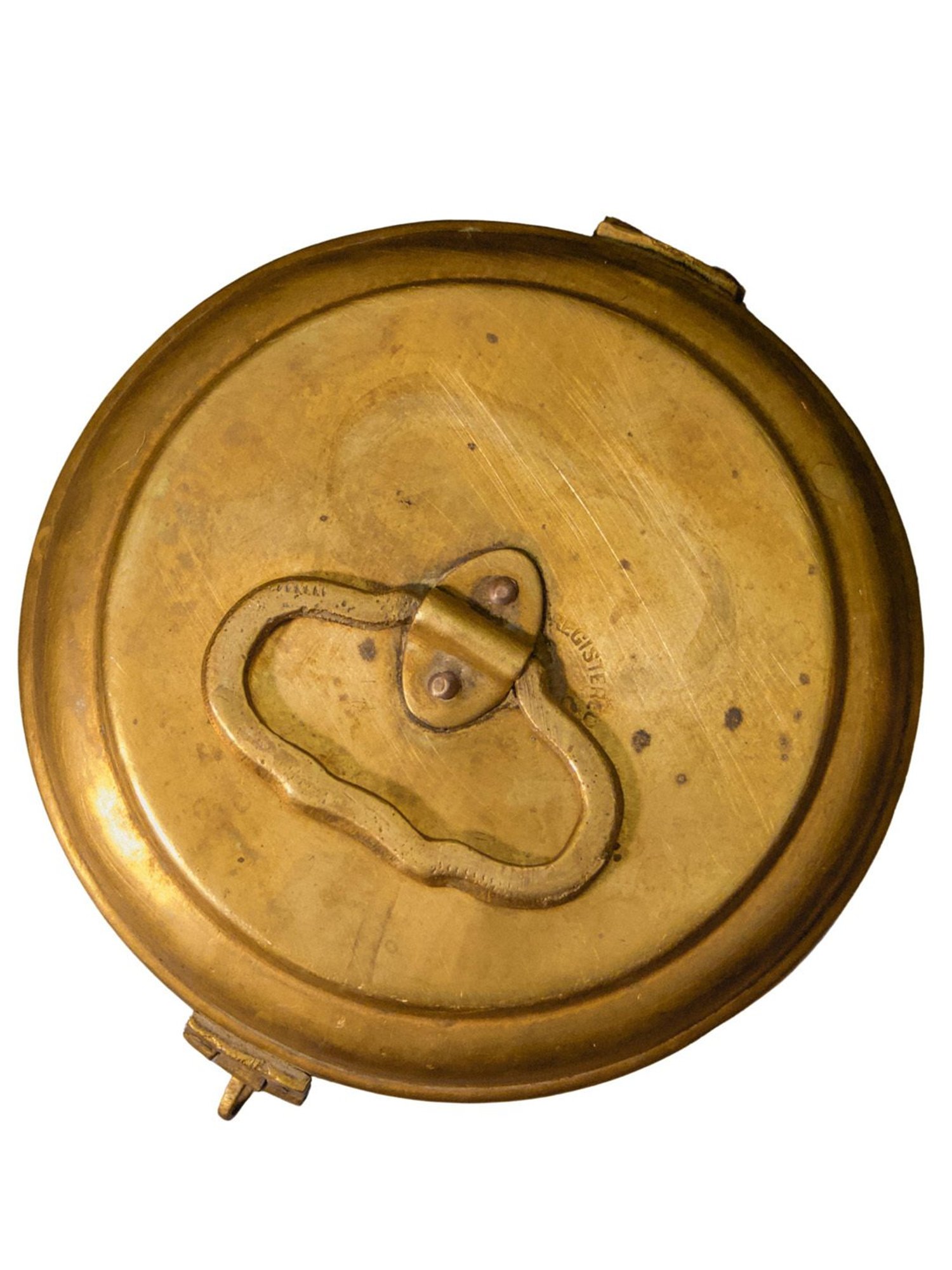 Ambi Handcrafted Vintage Brass Storage Box Large