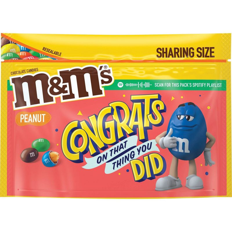 M&M's Peanut Chocolate Candies - 10.7oz - Sharing Size