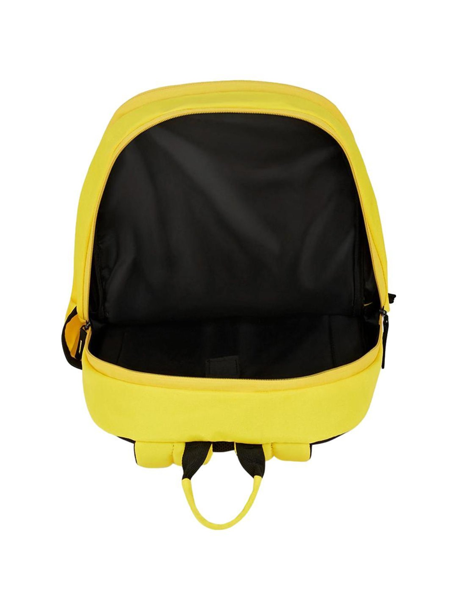 United Colors of Benetton Pablo 23 Ltrs Yellow & Black Medium Laptop Backpack