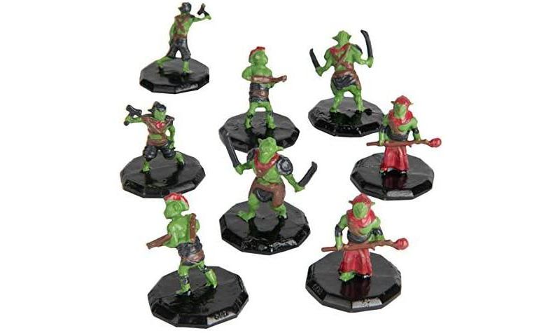 Monster Protectors Painted Fantasy Gnoll Mini Figures for D&D - 1", 8 Pieces