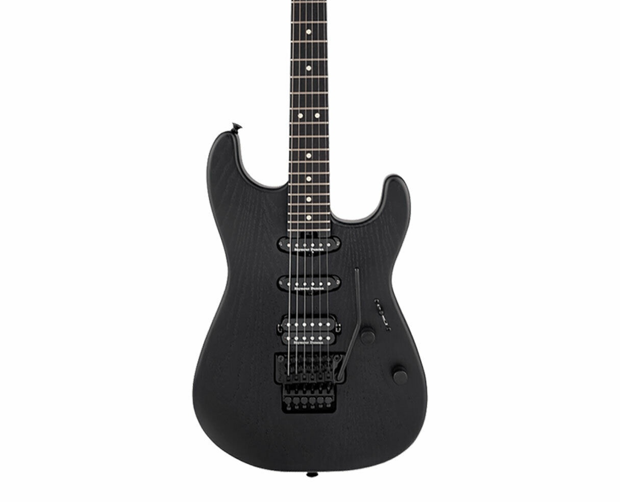 Charvel Pro-Mod San Dimas Style 1 HSS FR E Sassafras Ebony FB Satin Black