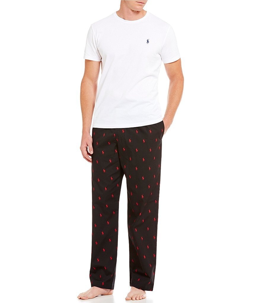 Polo Ralph Lauren Pony-Print Woven Pajama Pants