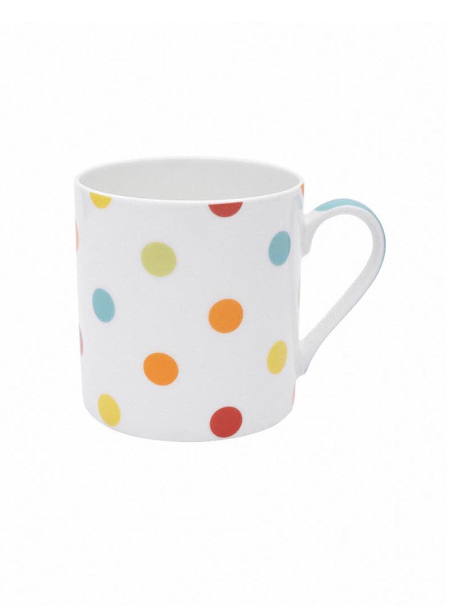 Goodhomes Multicolor Bone China Coffee Mugs (350 ml) - Set of 4