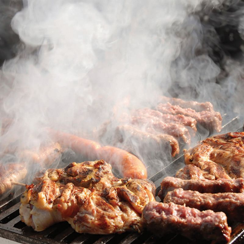 Best of the West All-Natural Mesquite Lump Charcoal for Grilling or Smoking, No Added Preservatives, 15.40-Pound Bag (4 Pack)