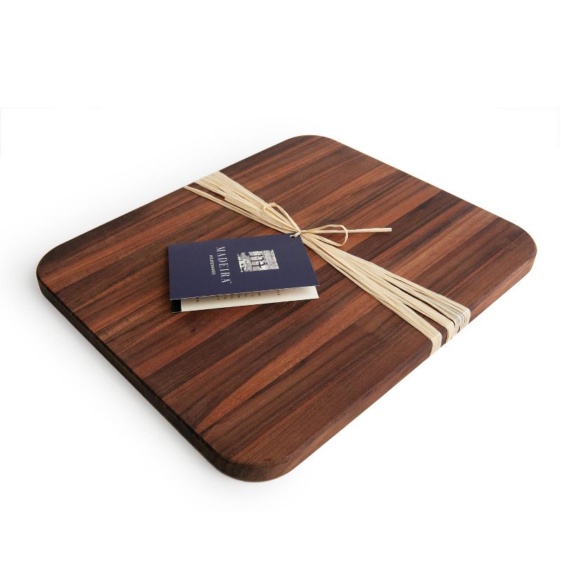 Architec Madeira Teak Edge-Grain Large Utility Cutting Board 12.25"x14.5"x.75"