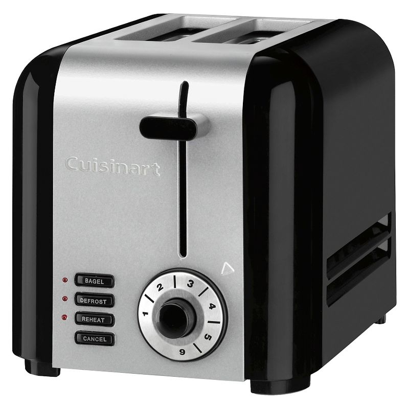 Cuisinart 2 Slice Toaster - Black & Stainless Steel - CPT-320TG