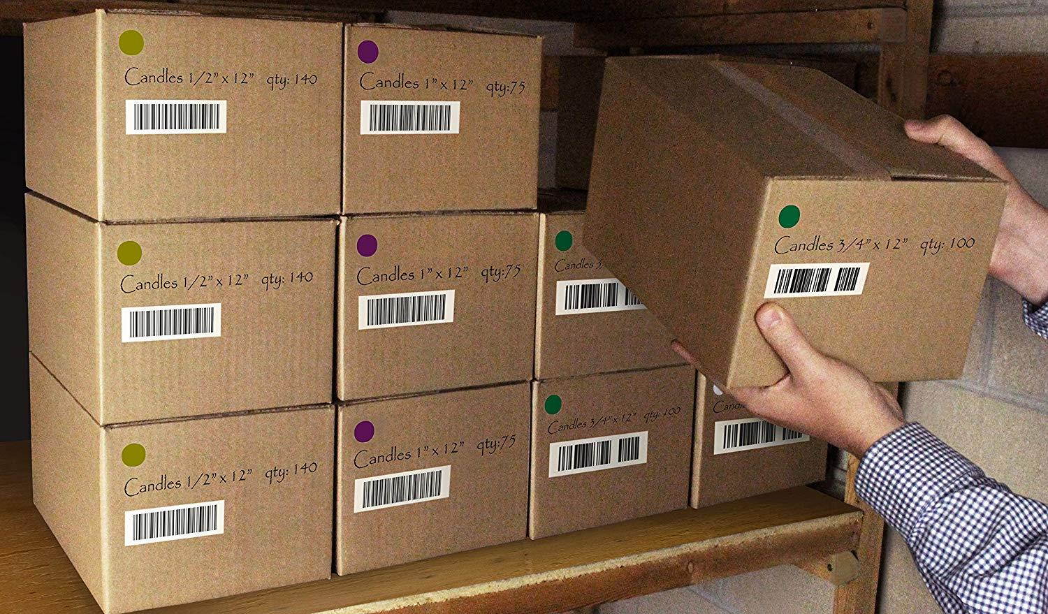 ChromaLabel 3/4 inch Color-Code Dot Labels | 1,000/Roll (Purple)