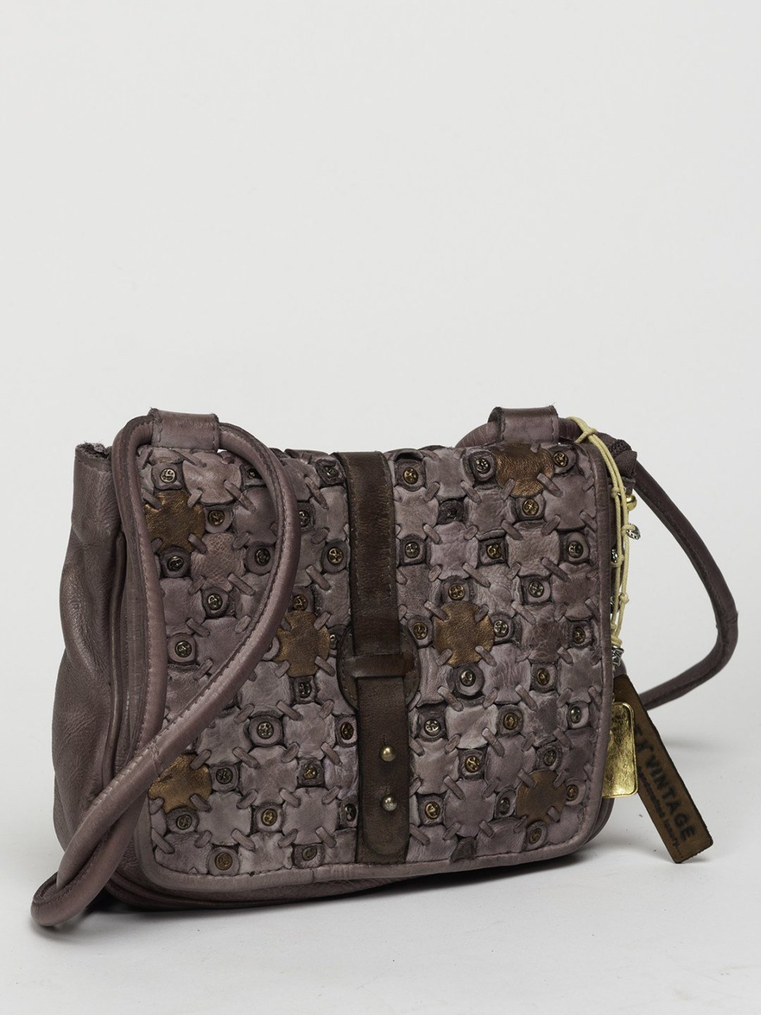 Art N Vintage Bettina Quail Pink Leather Textured Medium Sling Handbag