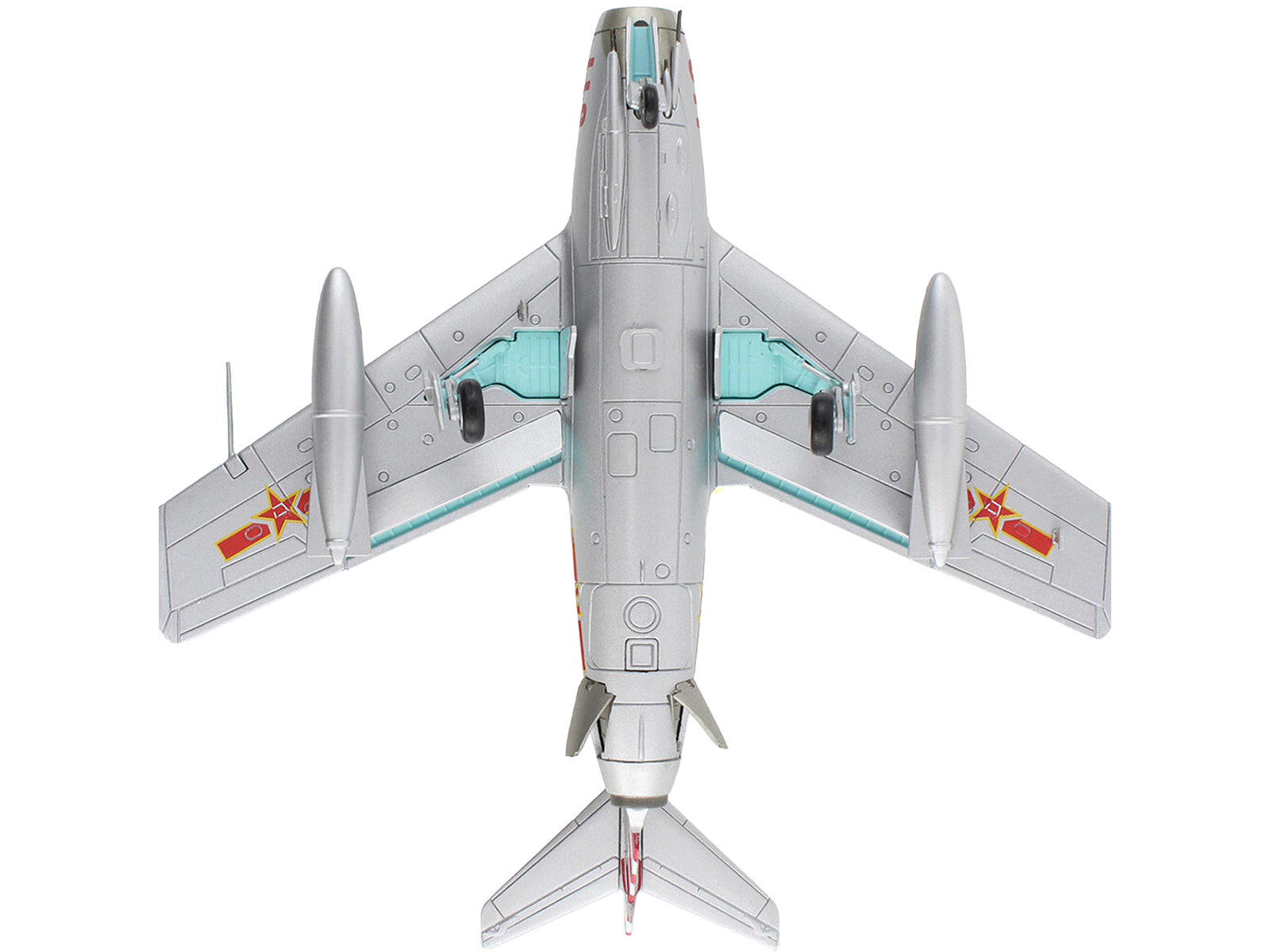 Mikoyan-Gurevich MiG-15Bis Fighter Aircraft "8170 Early Soviet Fighter" Soviet Air Force "Air Power Series" 1/72 Diecast Model by Hobby Master