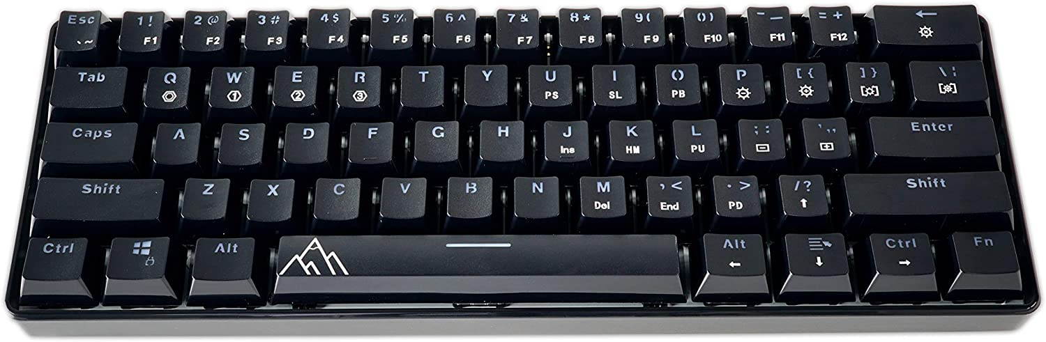 Asceny One - 60% Mechanical Keyboard, True RGB Lights, Spill Proof,Wired Budget 60% Keyboard (Gateron Brown)