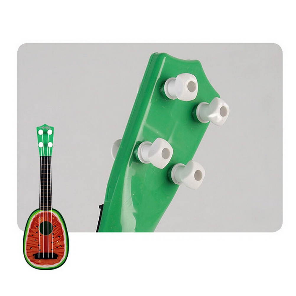 Mini Fruit Musical Guitar Ukulele Instrument Toy Children's Educational Game Toys (Kiwi)