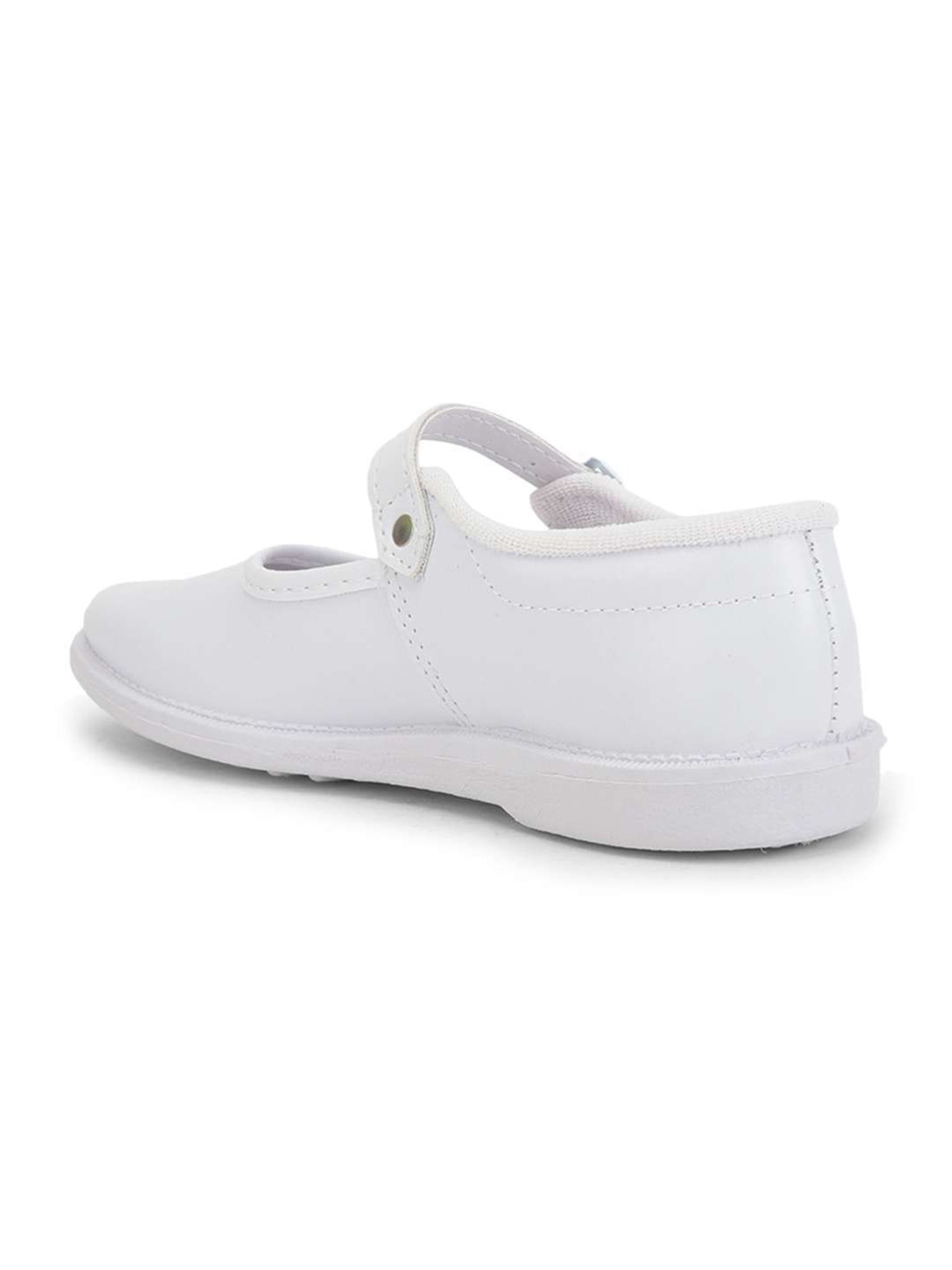 Prefect By Liberty Kids White School Shoes