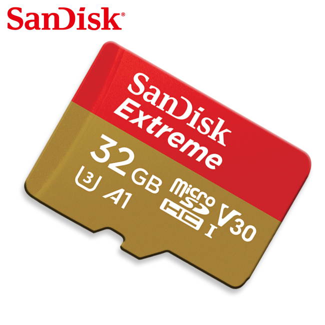 SanDisk Extreme A1 32GB microSDHC Card UHS-I U3 V30 Speed up to 160MB/s for Mobile Gaming