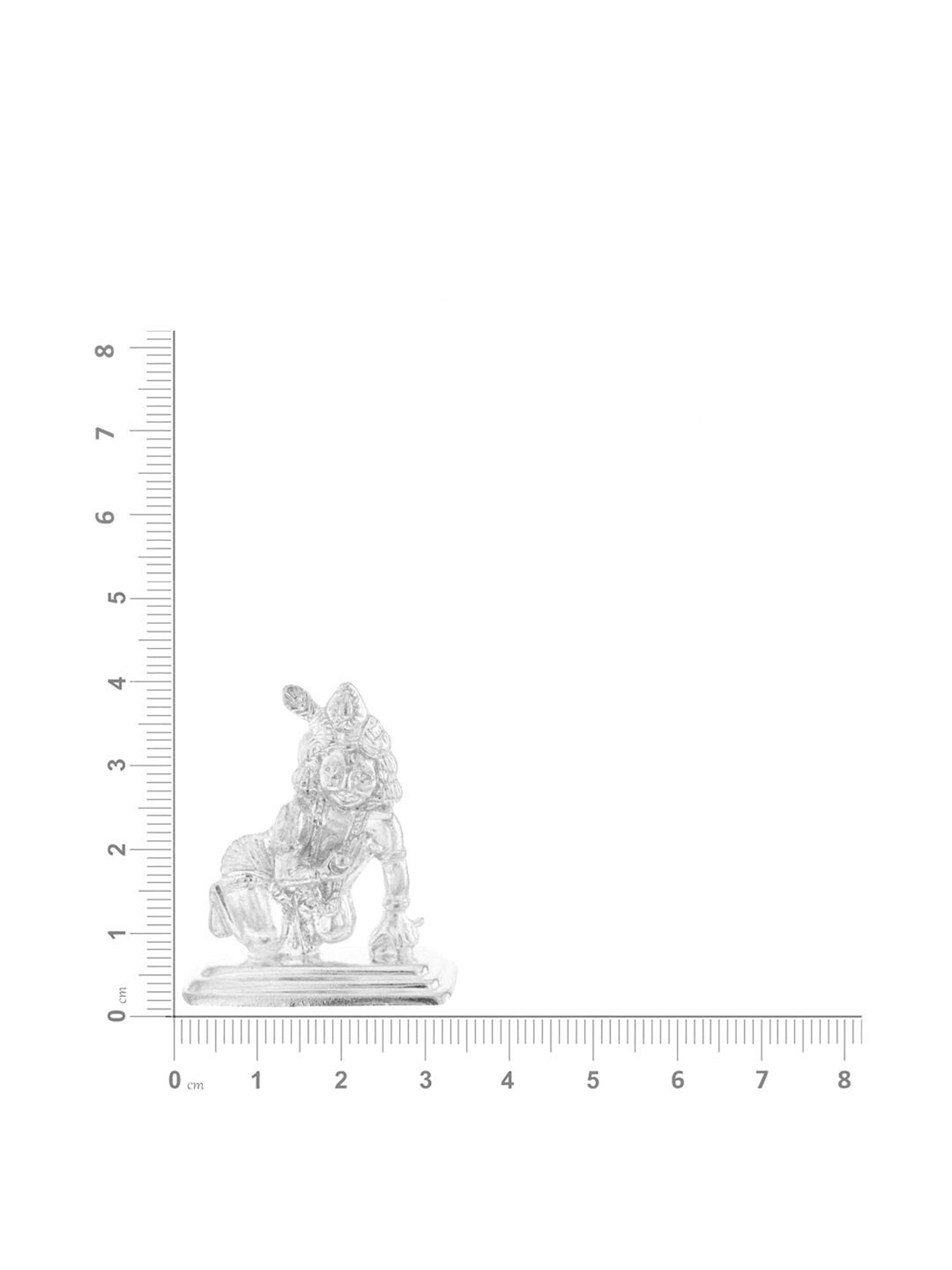 Sri Jagdamba Pearls 0.8 Silver Vishnu Idol