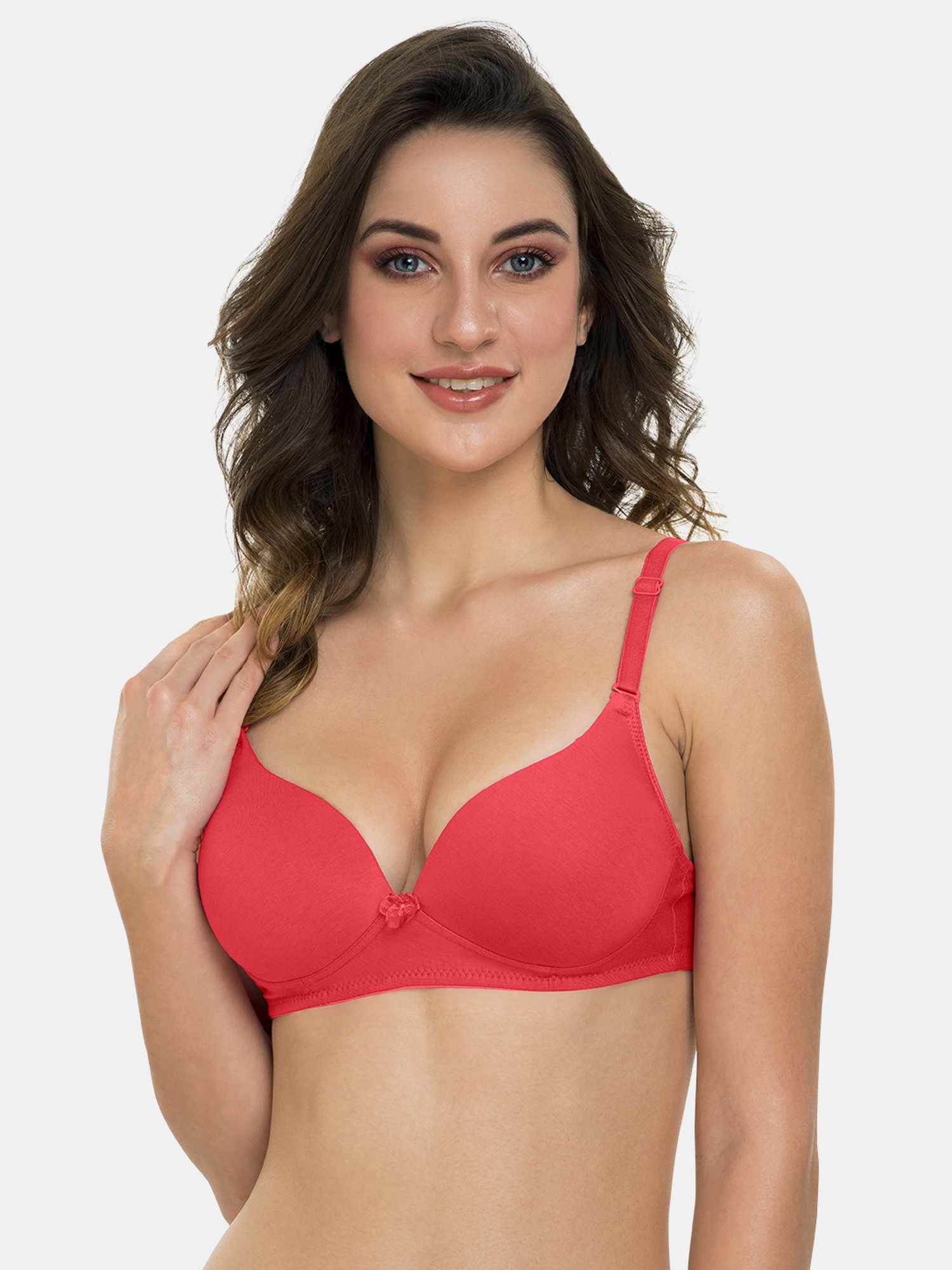 Tweens Coral Non Wired Padded T-Shirt Bra