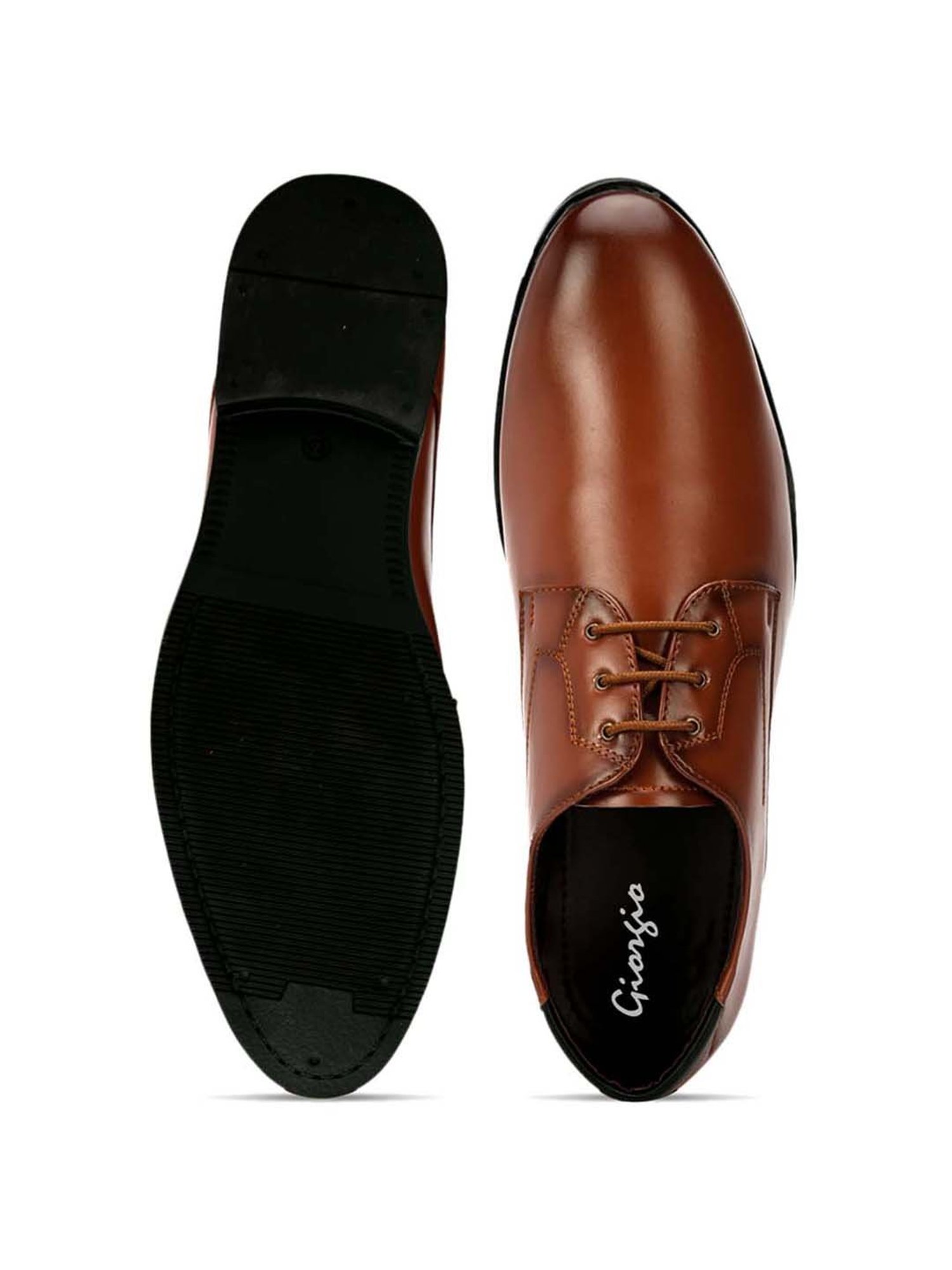 Giorgio Men's Tan Derby Shoes
