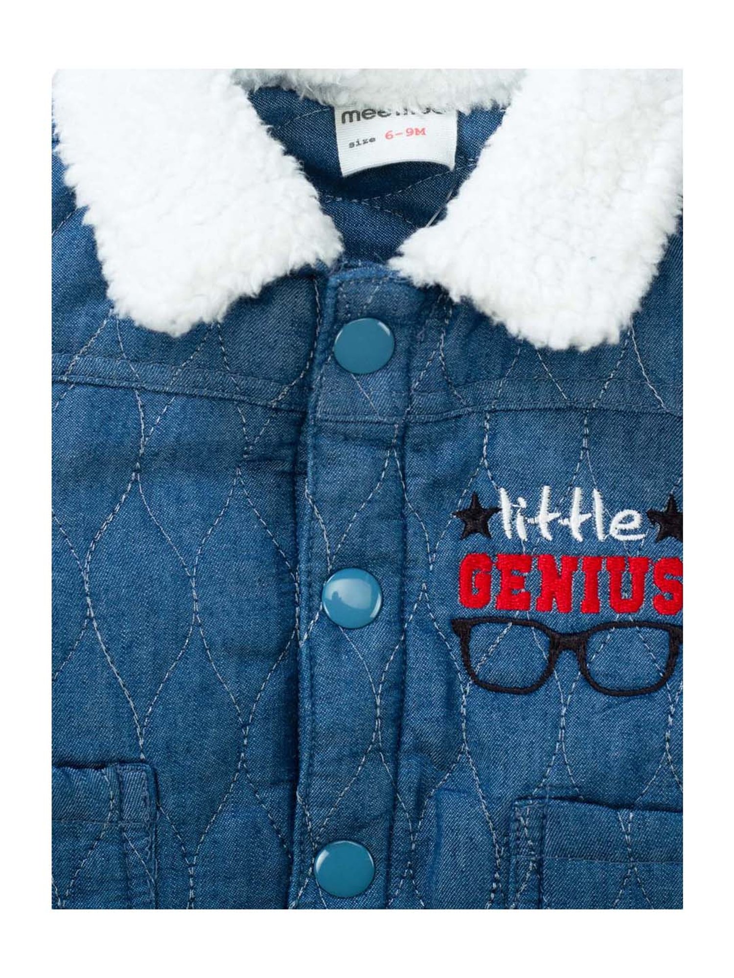 Mee Mee Kids Mid Blue Quilted Jacket