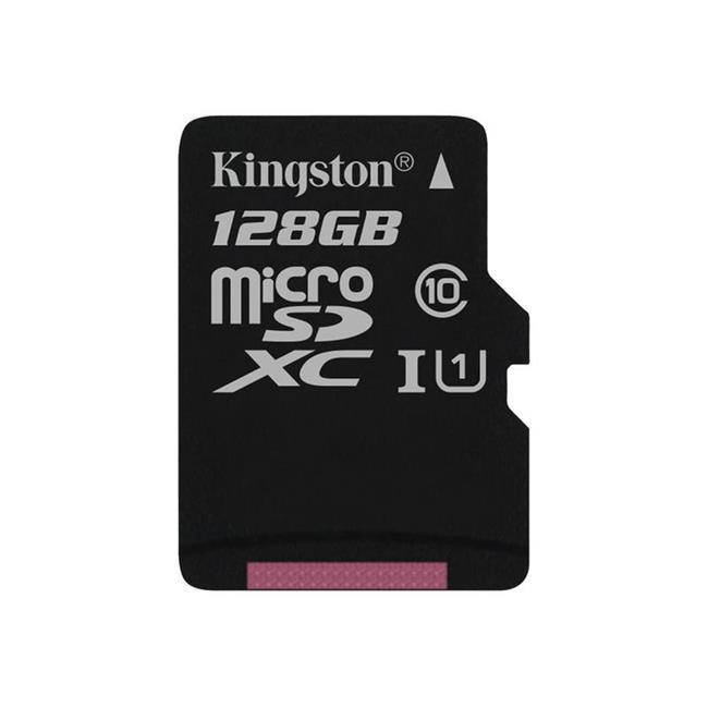 Kingston SDCS/128GBSP Canvas Select - Flash Memory Card - 128GB - UHS-I U1 / Class 10 - microSDXC