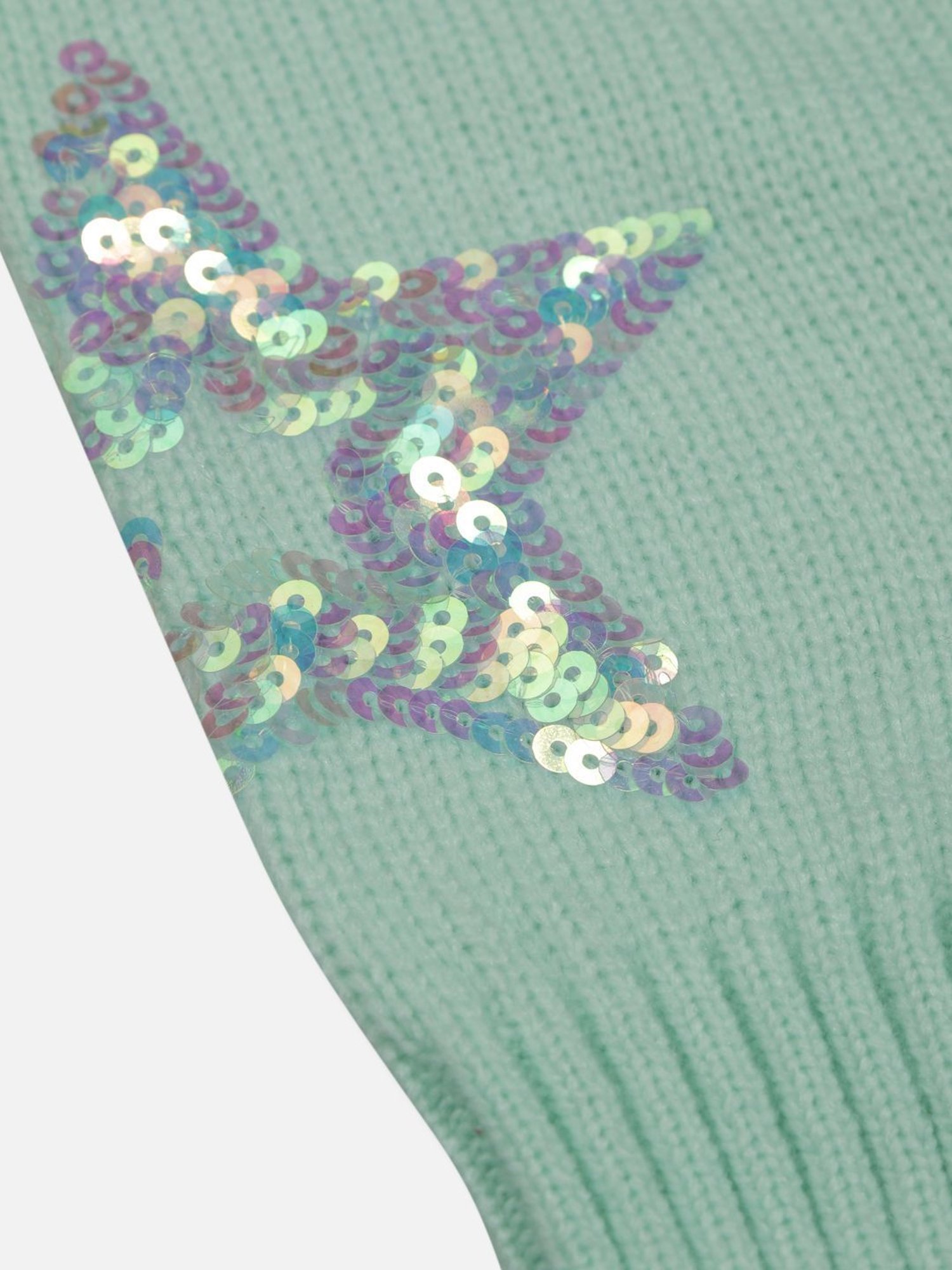 Elle Kids Black Solid Full Sleeves Sweater