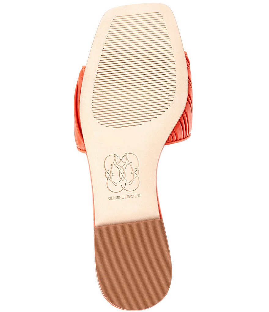 Antonio Melani x Kimberly Whitman Magnolia Pleated Leather Dress Flats