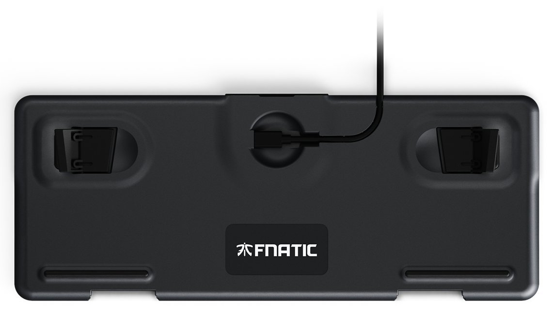 Fnatic miniSTREAK Pro Gaming Mechanical Tenkeyless Esports Keyboard (Cherry MX Red Switches, Multi-Color RGB Lighting, Ergonomic Wrist Rest, Programmable) US-Layout