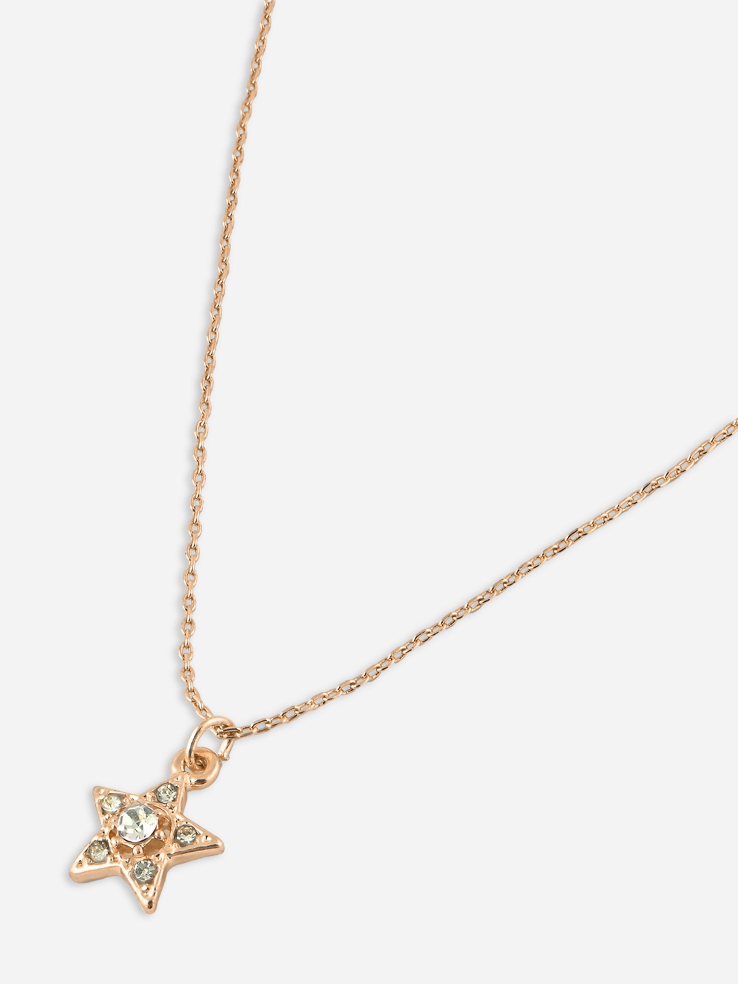 Toniq Gold Plated Star Charm Necklace for Women