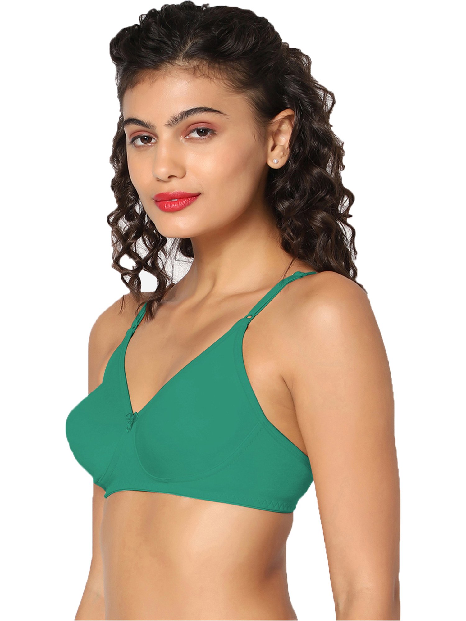 IN CARE Green Full Coverage Non-Wired T-Shirt Bra