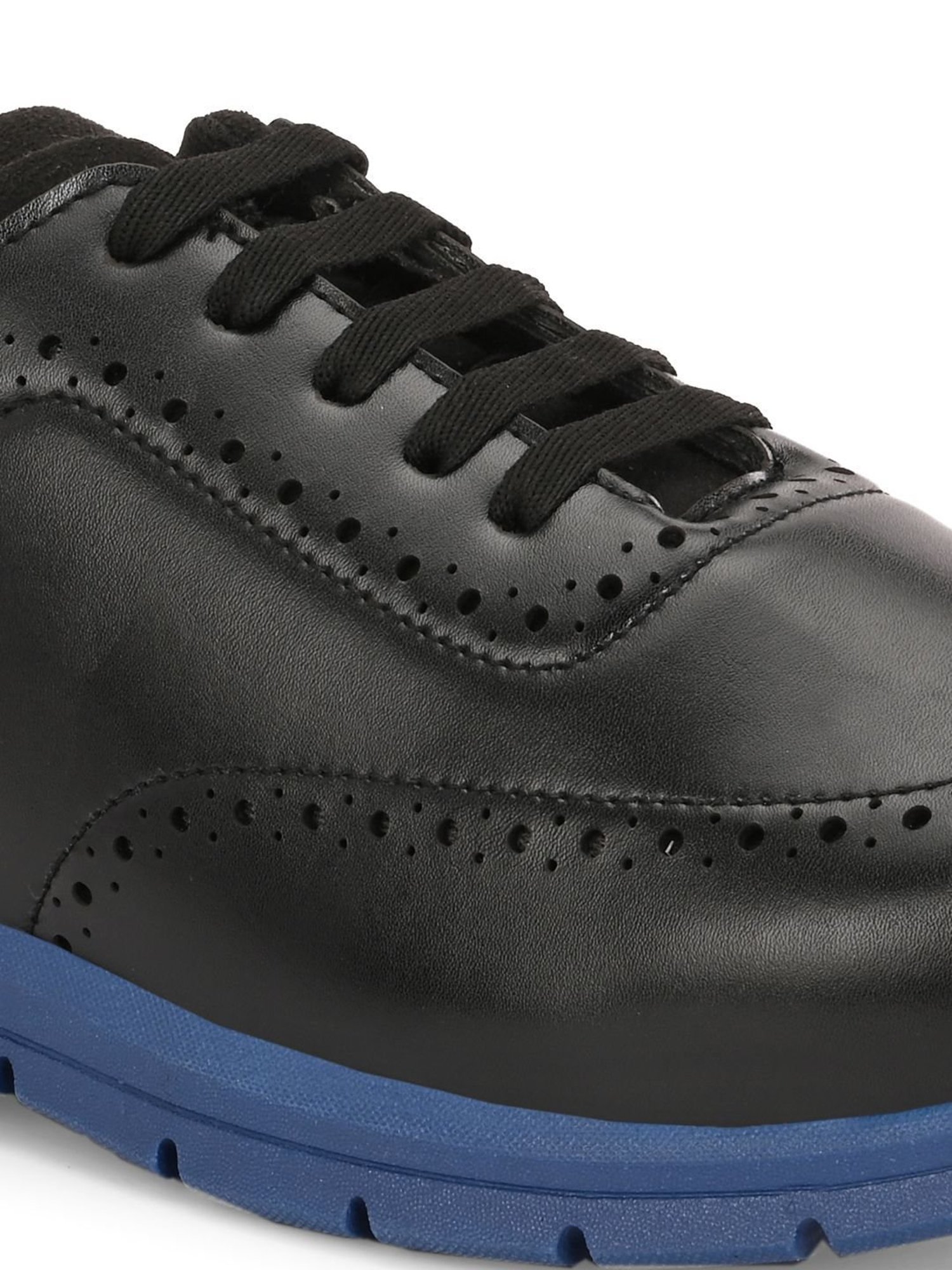 Hoversole Men's Cipher Black Brogue Shoes
